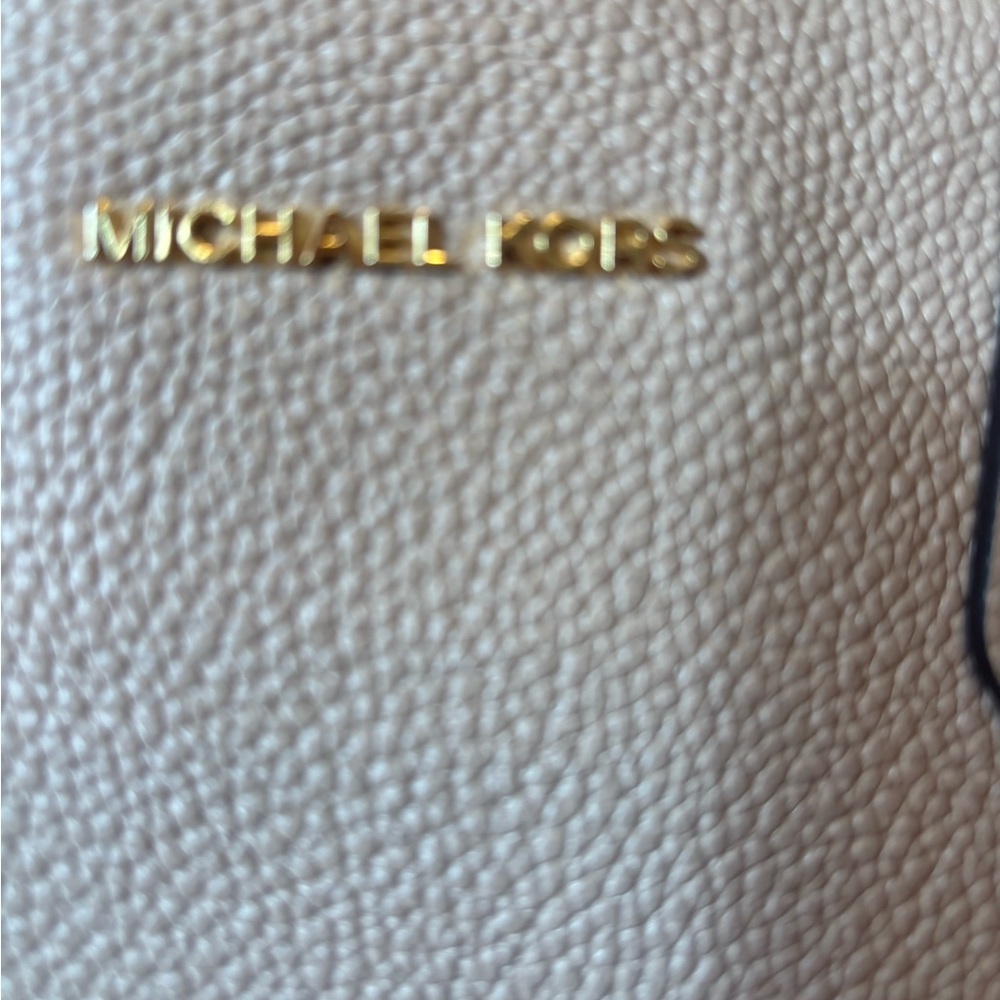 NWOT Michael Kors Tan Leather Satchel - Picture 3 of 9
